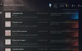 Black Myth: Wukong -Platina/100% Conquistas - Ps5 / Steam Pc