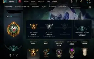 Conta lvl 188 Ouro 3 ex Plat 4