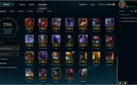 Conta LOL - 34 Skins, Ouro, 68 Campeões, 4670EA, Level 45