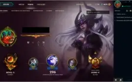 Conta LOL - 34 Skins, Ouro, 68 Campeões, 4670EA, Level 45
