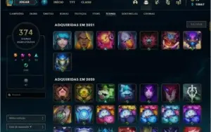 Conta diamante 3 -- 546 SKINS (Posso upar mestre)