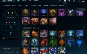 Conta Lol 2011 Kayle Juiza Rammus Rei + 137 skins