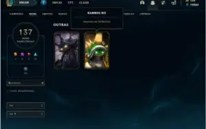 Conta Lol 2011 Kayle Juiza Rammus Rei + 137 skins