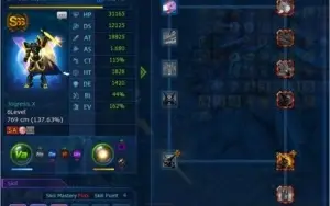 Conta Digimon Master Online  AOX
