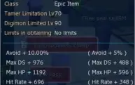 Conta Digimon Master Online  AOX