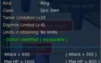 Conta Digimon Master Online  AOX