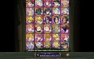 Conta Seven Deadly Sins: Grand Cross 7Ds