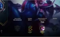 CONTA LEAGUE OF LEGENDS +450 SKINS CHALLENGER 2017
