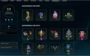 CONTA LEAGUE OF LEGENDS +450 SKINS CHALLENGER 2017