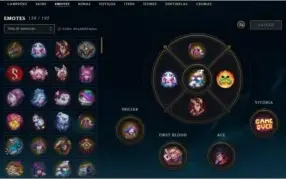 CONTA LEAGUE OF LEGENDS +450 SKINS CHALLENGER 2017