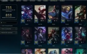 CONTA LEAGUE OF LEGENDS +450 SKINS CHALLENGER 2017