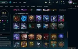 Conta de League of Legends Platina 4