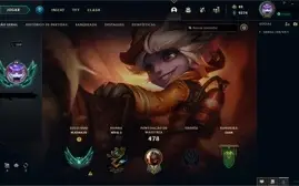 Conta de League of Legends Platina 4