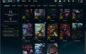 Conta Ferro 2 com 23 Champs e 16 Skins + 1400 RP