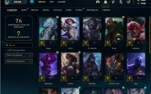 Conta Ferro 2 com 23 Champs e 16 Skins + 1400 RP