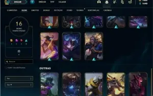 Conta Ferro 2 com 23 Champs e 16 Skins + 1400 RP