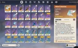 CONTA AR 50 - 7 PERS. 5 ESTRELA - HUT. KAZUHA. AYAKA. QIQI
