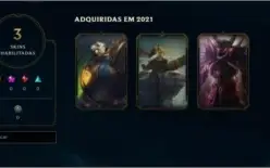 Conta Gold mmr alto skin rara