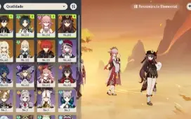 Hutao+Zhong li+Yae Miko+Xiao e mais 5 armas ar51