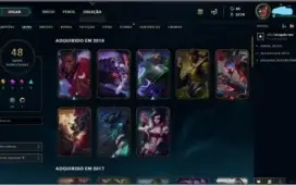 Conta League of Legends Platina 2 (solo) Diamante 5 (Flex)