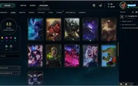 Conta League of Legends Platina 2 (solo) Diamante 5 (Flex)