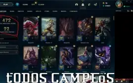 Conta League Of Legends  Todos Campeões 147 Skins Level 367
