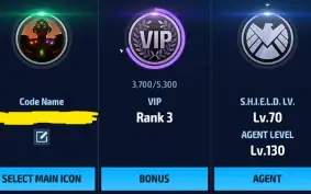 Marvel Future Fight |Lvl 130 |Vip 3 |1 T4 |27 T3 |6% Pierce