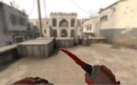 Skin Faca CS:GO Canivete Falchion | Teia Rubra