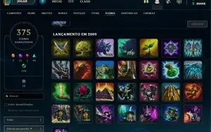 CONTA LEAGUE OF LEGENDS 12 ANOS - 282 SKINS - TODOS CAMPEÕES
