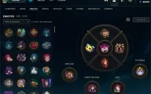 CONTA LEAGUE OF LEGENDS 12 ANOS - 282 SKINS - TODOS CAMPEÕES