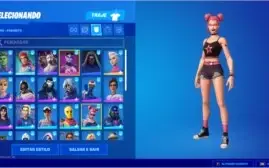 Conta Fortnite diversas skin de vários passes