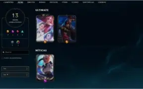Conta Diamante com 2 SKINS ULTIMATE