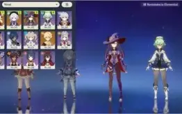 Conta AR 33 5* Klee, Qiqi, Mona, Skyward Harp, C1 Sucrose
