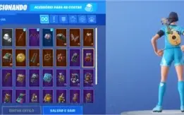 Conta Fortnite S6 - S9 + Skins, Danças compradas