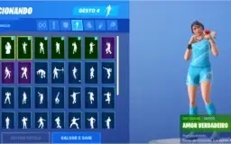 Conta Fortnite S6 - S9 + Skins, Danças compradas