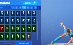 Conta Fortnite S6 - S9 + Skins, Danças compradas