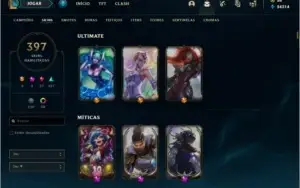 Conta Lol Diamante 2 - 397 skins