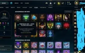 Conta LOL Platina season 11