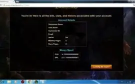 Conta Lol Ouro 5