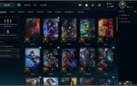 CONTA DE LOL MESTRE!!UPADA NA MÃO!!