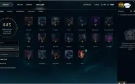 Conta League of Legends Platina V 107 Champs