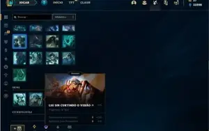 Conta ouro 2 com TODOS os champs e 131 Skins + 2 Prestigios