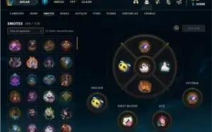 Conta ouro 2 com TODOS os champs e 131 Skins + 2 Prestigios