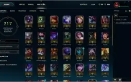 Conta de League of Legends Ouro V pdl 69