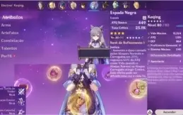 CONTA GENSHIN IMPACT /AR 50/ KEQING/MONA/ZHONGLI+1/ N.A.