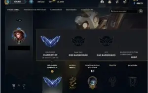 Conta LoL Rank Elo Diamante IV 4 Season Temporada 12