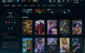 Mestre com 70 Champs e 26 Skins ( 125 PDL ) + RP