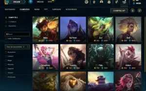 Conta Unranked com 150 Champs e 192 Skins ( MAIN TOP / JG )