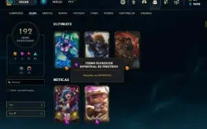 Conta Unranked com 150 Champs e 192 Skins ( MAIN TOP / JG )