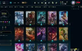 Conta LoL unranked lvl 557